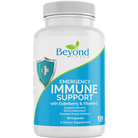Beyond Nutra - Emergency Immune Support w/ Zinc 60 Capsules-Beyondnutra.com