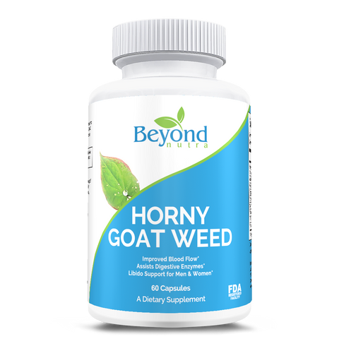 Beyond Nutra - Horny Goat Weed 60 Capsules-Beyondnutra.com