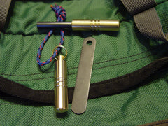 PMN -  Brass Fire Steel Rod, Attachable/Pendant