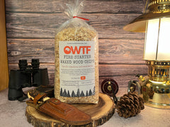 OWTF Fire Starter Waxed Pine Wood Chips 2lbs
