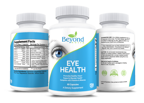 Beyond Nutra - Eye Health Support 60 Capsules-Beyondnutra.com