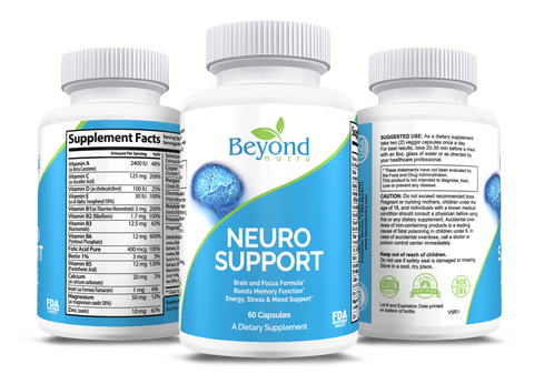 Beyond Nutra - Neuro Plus Brain & Focus Capsules-Beyondnutra.com